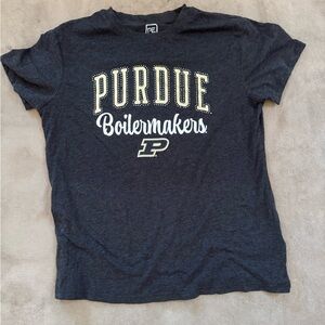 Pro Edge Dark Gray Purdue Boilermakers Tee
